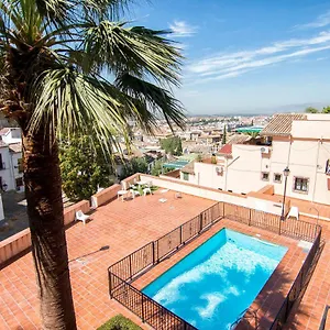 Con Unas Maravillosas Vistas A , Granada Spanien